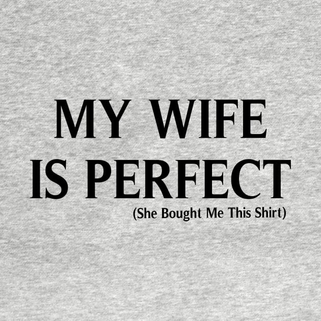 My Wife is Perfect She Bought Me This, Funny Husband,  Husband gift, gift for husband, Husband Gift, Fathers Day Gift, funny by ArkiLart Design